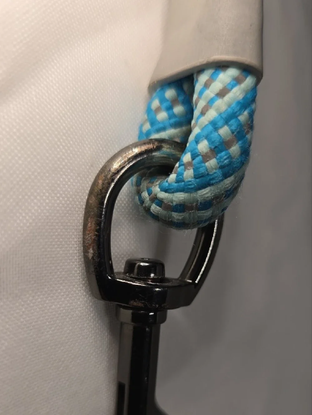 K9 EXPLORER Dog Reflective Leash Braided Blue Rope Leash with Padded Handle